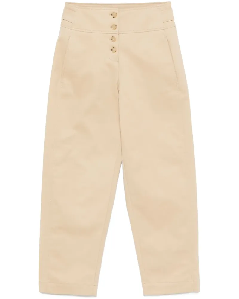 HUGO BOSS Klassische Tapered-Hose - Nude Nude