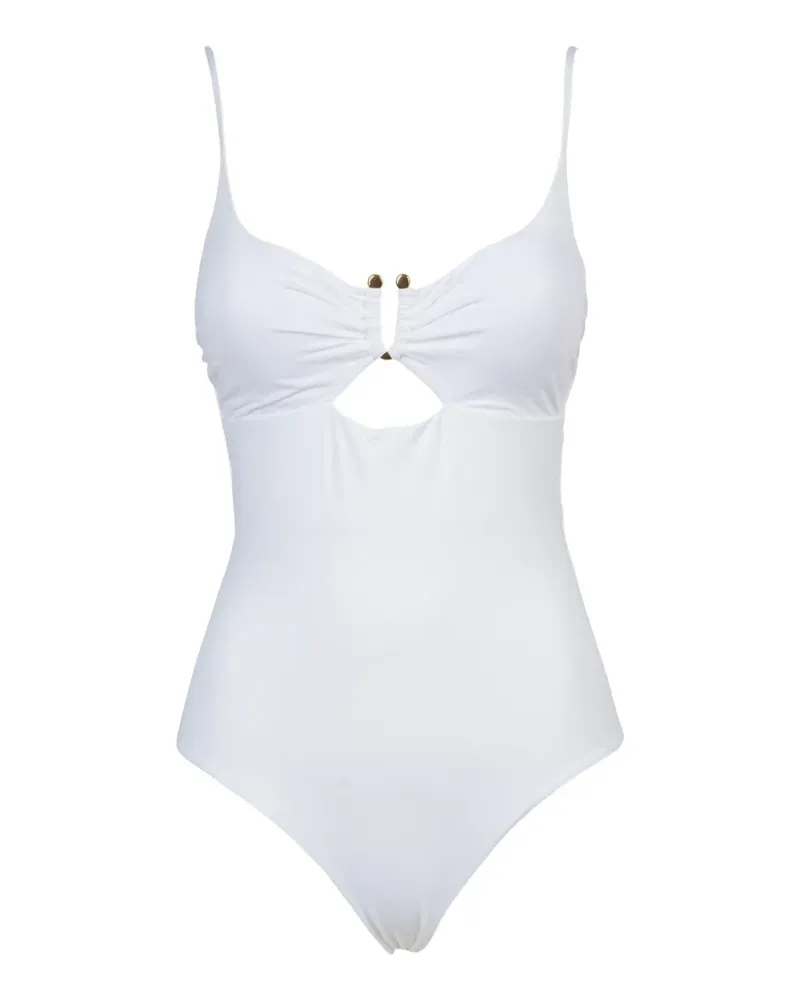FISICO-Cristina Ferrari cutout swimsuit - Weiß Weiß