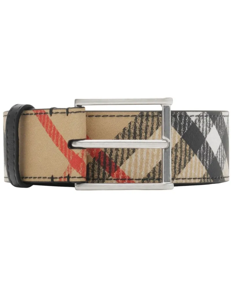 Burberry Gürtel mit Check-Muster - Braun Braun