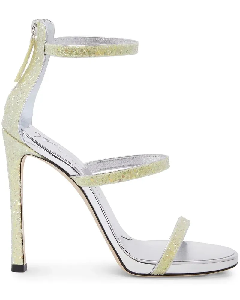 Giuseppe Zanotti Harmony Glitter Sandalen - Gelb Gelb