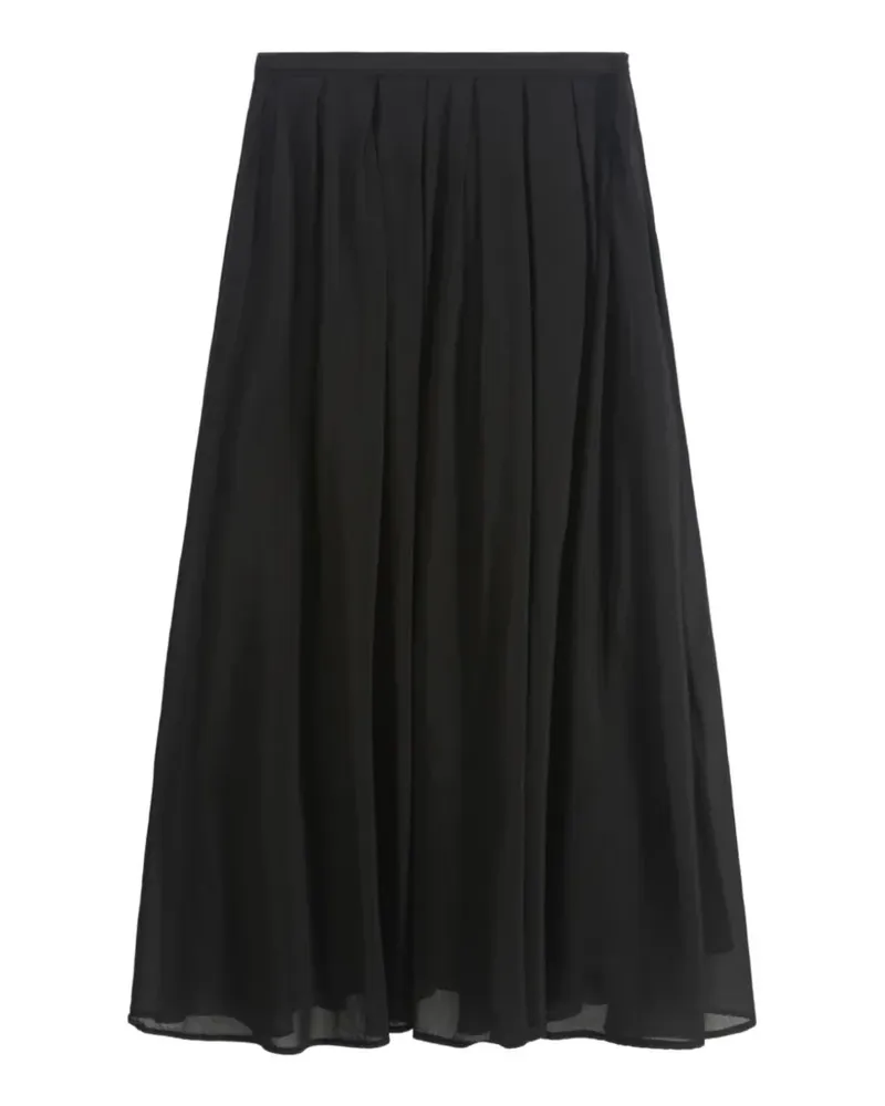 Roberto Collina pleated skirt - Schwarz Schwarz