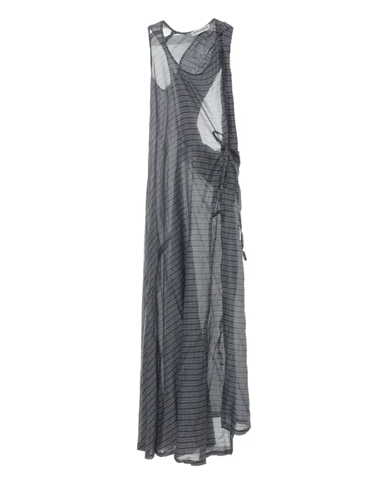 Our Legacy Gestreiftes Maxikleid - Grau Grau