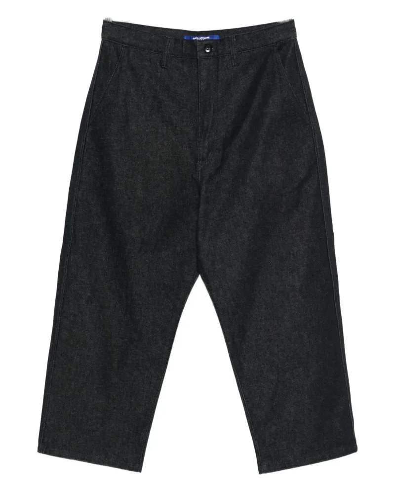 Junya Watanabe lamé-effect jeans - Blau Blau
