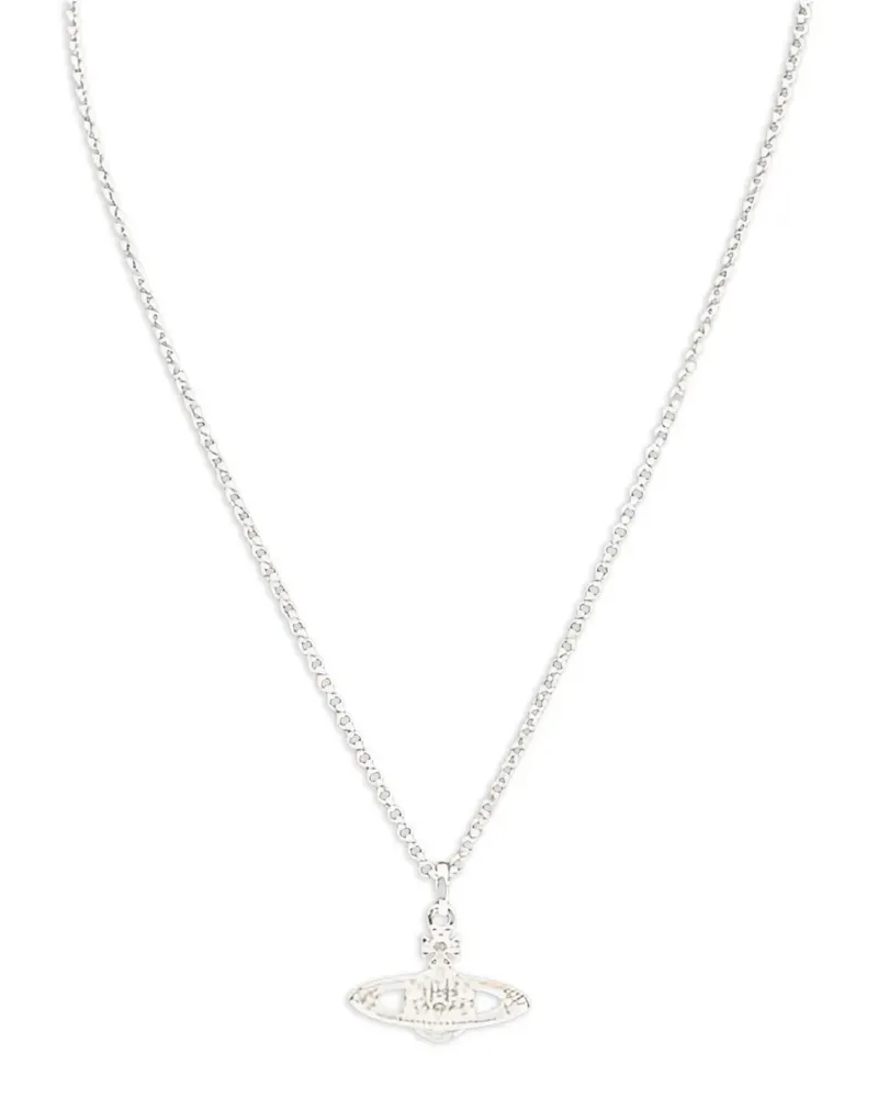Vivienne Westwood Halskette mit Orb-Anhänger - Silber Silber