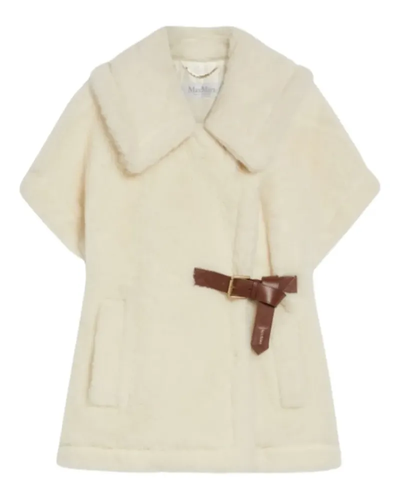Max Mara Kurzärmelige Weste mit Gürtel - Nude Nude