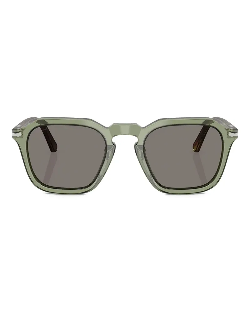 Persol Sonnenbrille mit geometrischem Gestell - Grün Grün