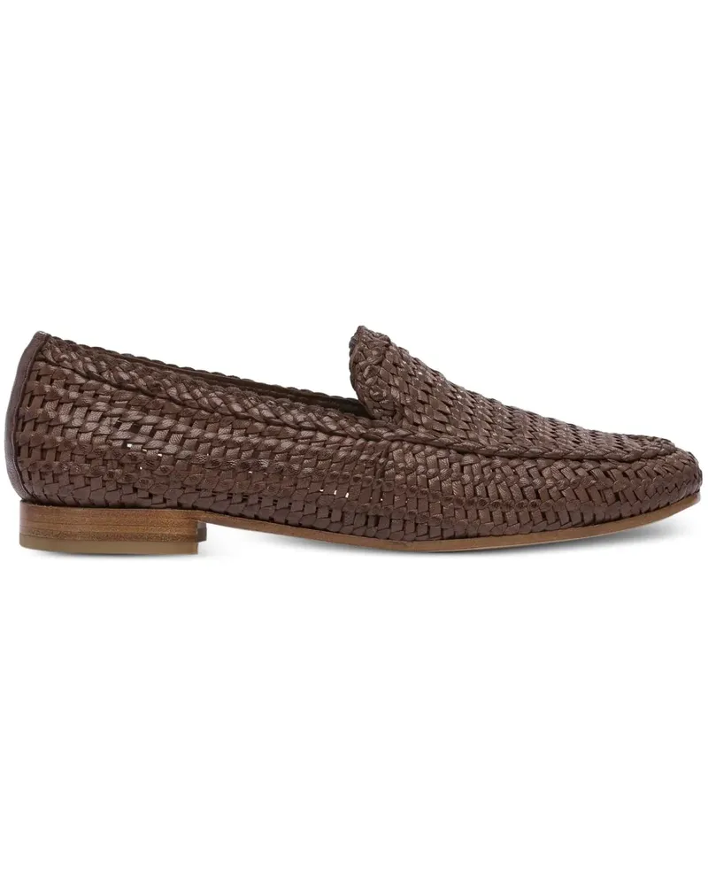 Toni Pons Loafer mit Webmuster - Braun Braun