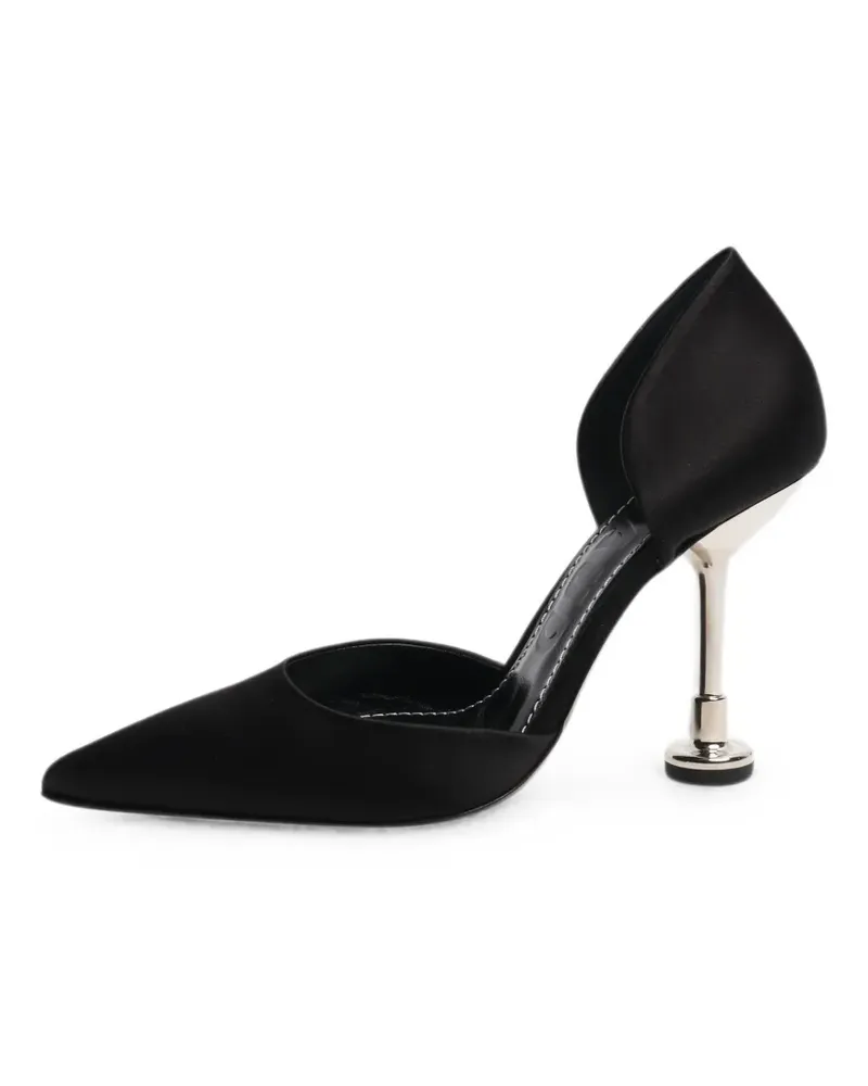 STAUD satin heeled pumps - Schwarz Schwarz