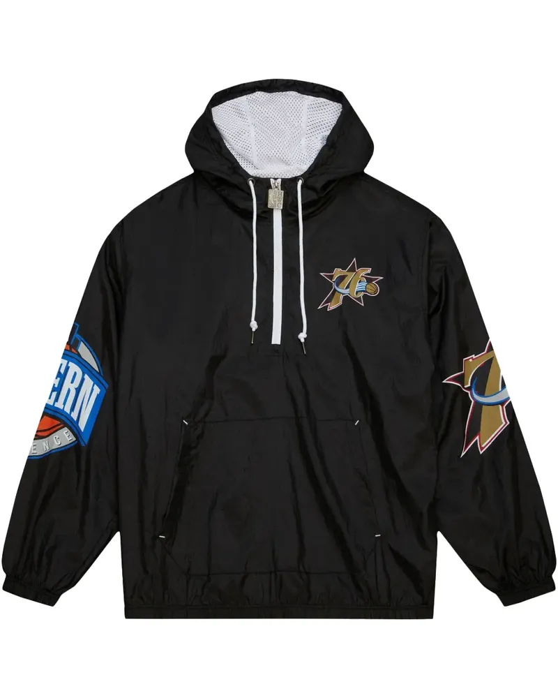 Mitchell & Ness Philadelphia 76ers Team OG Windbreaker - Schwarz Schwarz