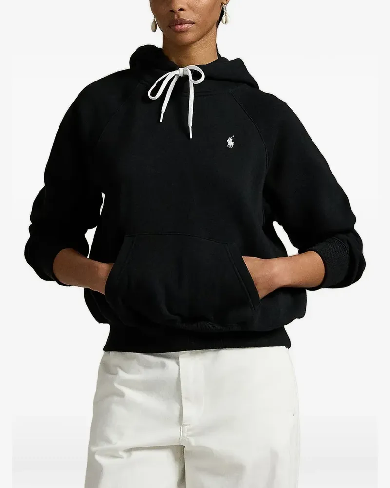 Ralph Lauren Hoodie mit Logo-Stickerei - Schwarz Schwarz