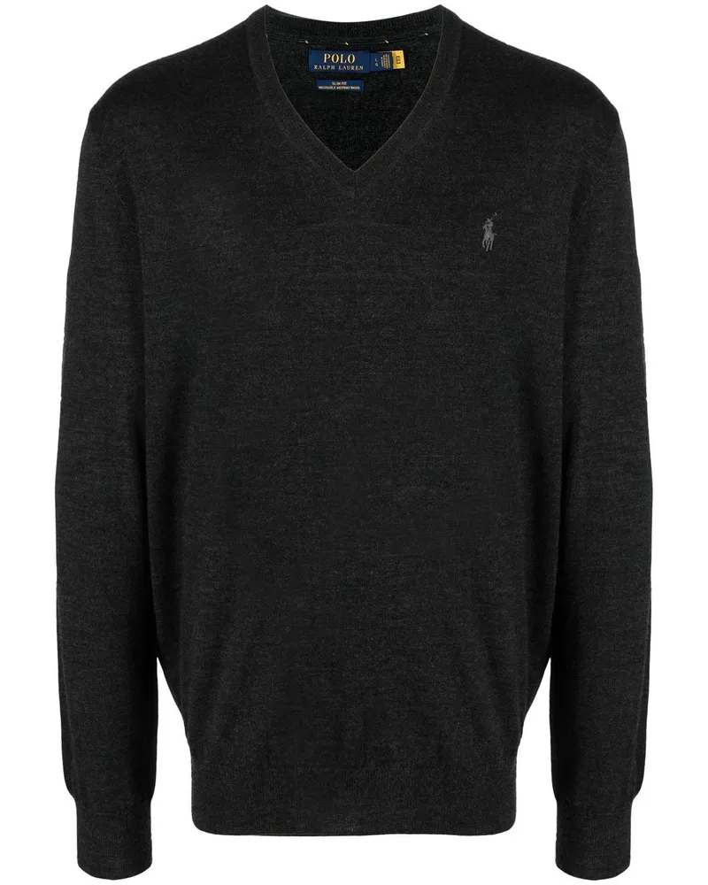 Ralph Lauren Pullover mit V-Ausschnitt - Grau Grau
