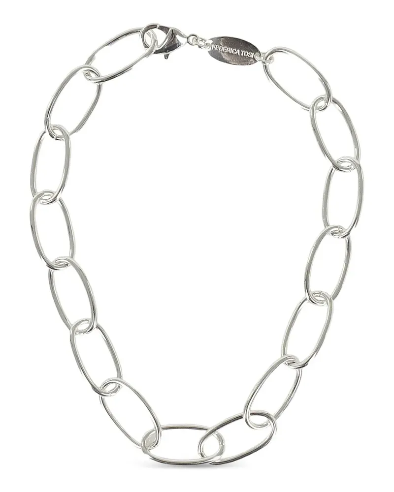 Federica Tosi link chain necklace - Silber Silber