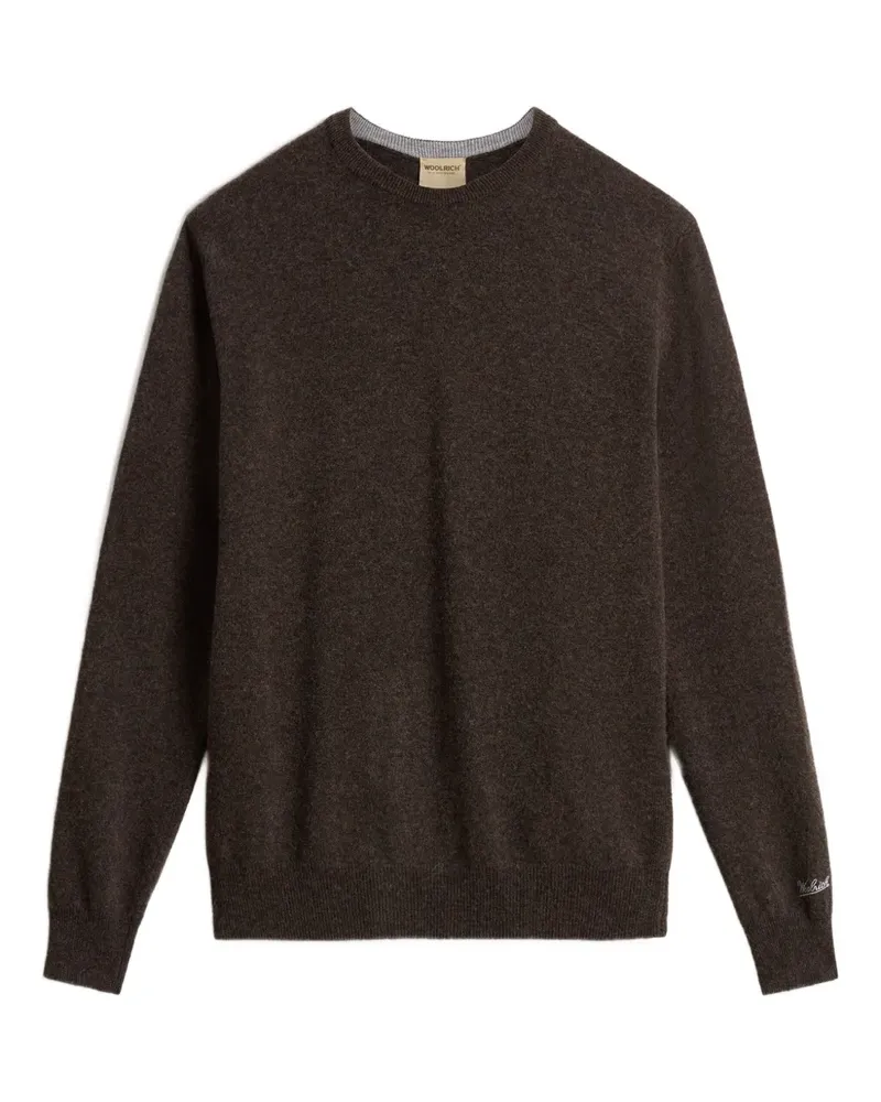 Woolrich Pullover mit Rundhalsausschnitt - Braun Braun