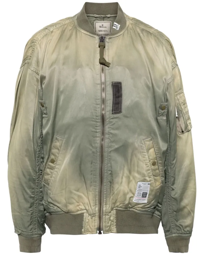 MIHARAYASUHIRO Fliegerjacke im Used-Look - Nude Nude