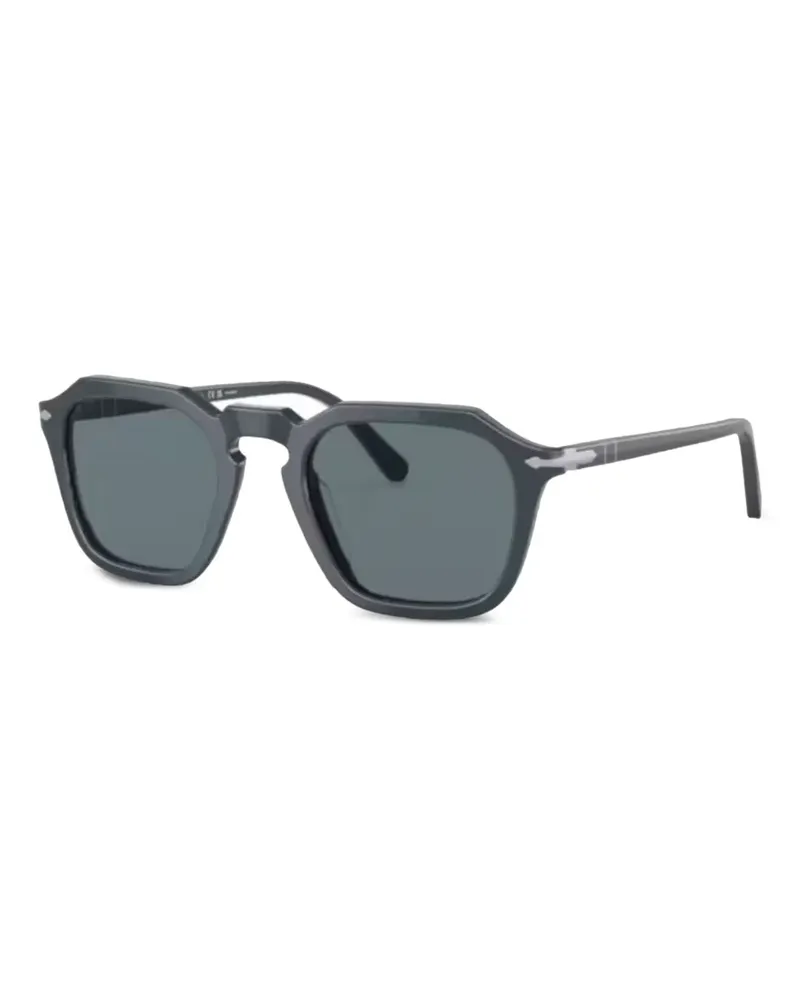 Persol Sonnenbrille mit eckigem Gestell - Grau Grau