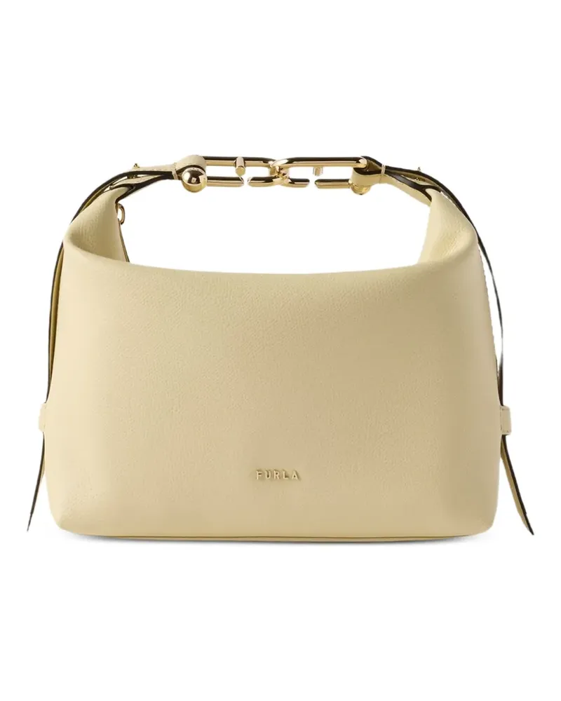 Furla XL Tonie Schultertasche - Nude Nude