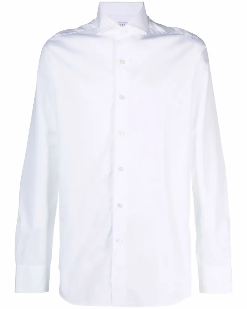XACUS Knitterfreies Hemd - Weiß Weiß