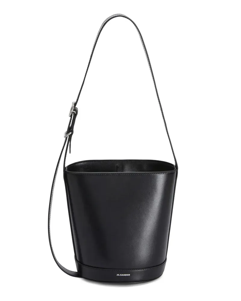 Jil Sander Cannolo Beuteltasche - Schwarz Schwarz