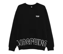 Sweatshirt mit Logo-Detail - Schwarz