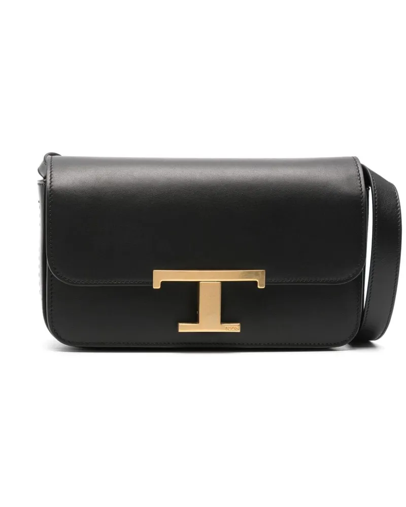 TOD'S T Timeless Umhängetasche - Schwarz Schwarz