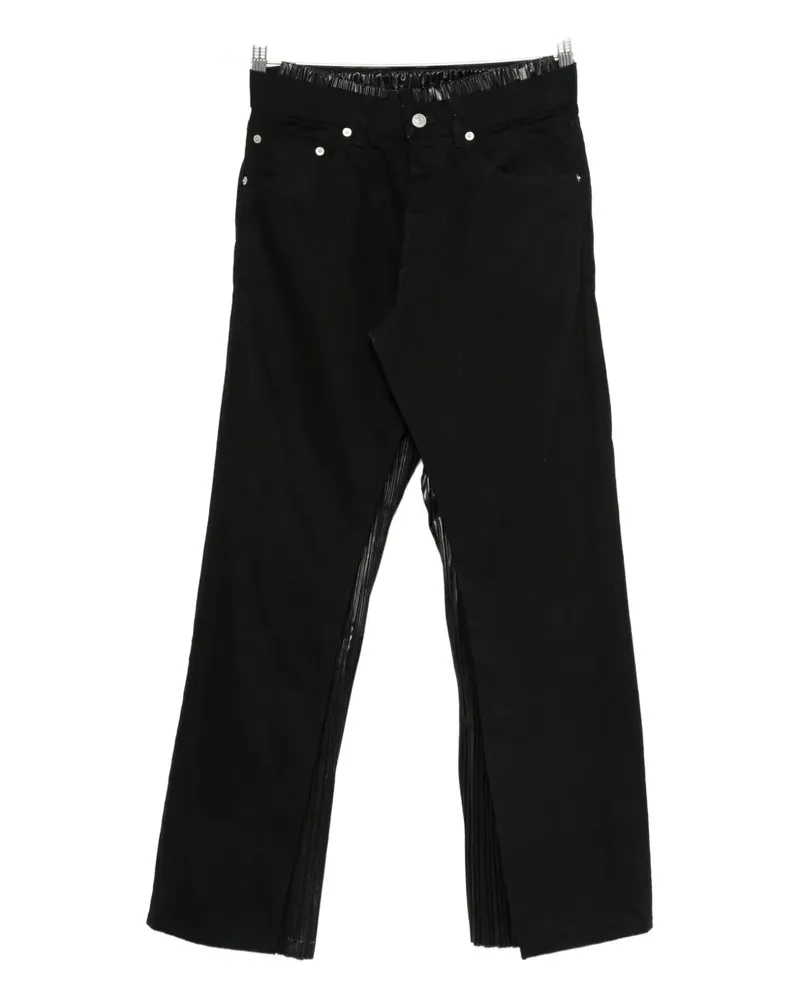 Junya Watanabe Hose mit Falteneinsatz - Schwarz Schwarz