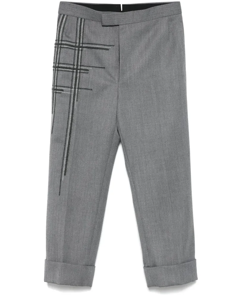 Thom Browne Tief sitzende Baggy-Hose - Grau Grau