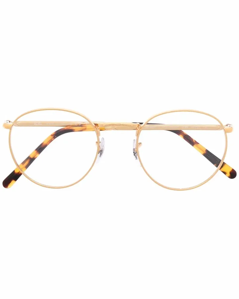 Ray Ban Brille mit rundem Gestell - Gold Gold