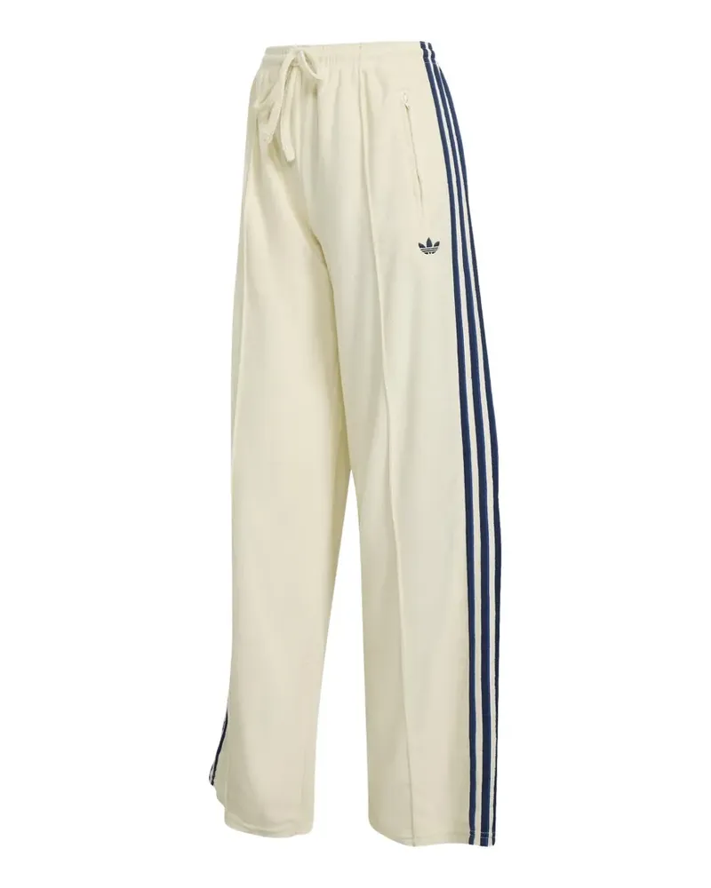 adidas drawstring stripe trousers - Nude Nude