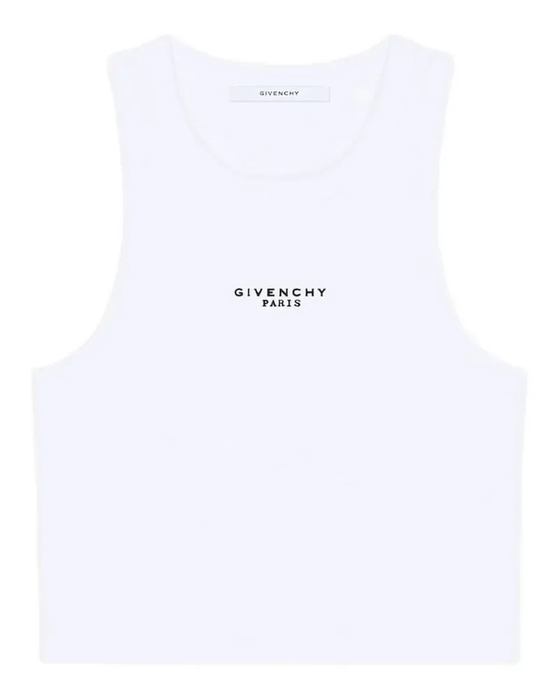 Givenchy Cropped-Oberteil mit Logo-Print - Weiß Weiß