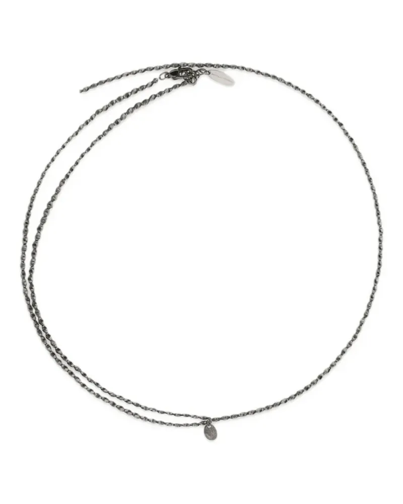Brunello Cucinelli Halskette mit Anhänger - Schwarz Schwarz