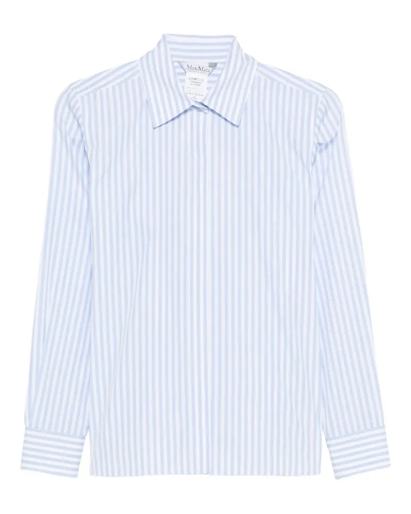 Max Mara Gestreiftes Hemd - Blau Blau