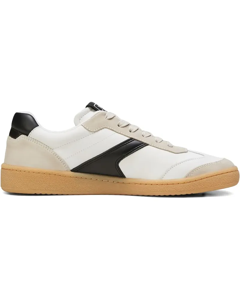 Marc O'Polo Court Sneakers mit Wildledereinsätzen - Weiß Weiß