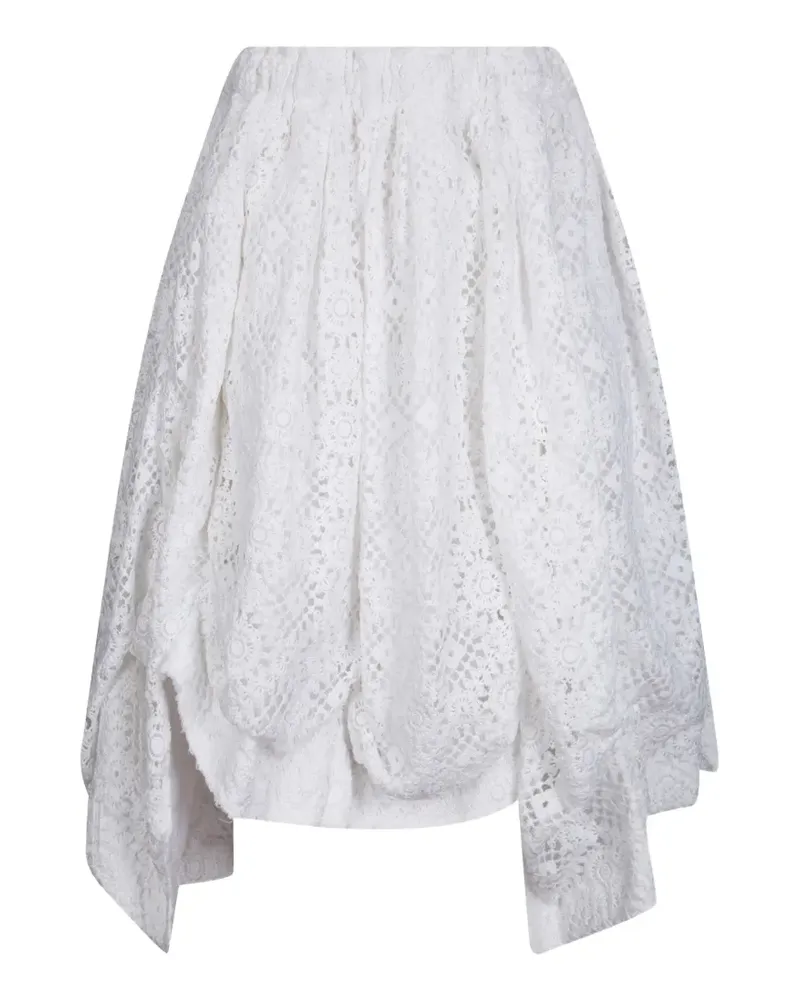 Comme des Garçons lace trousers - Weiß Weiß