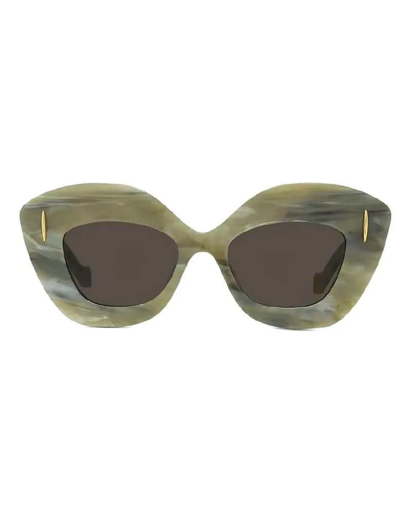 Loewe Sonnenbrille mit marmoriertem Effekt - Grün Grün
