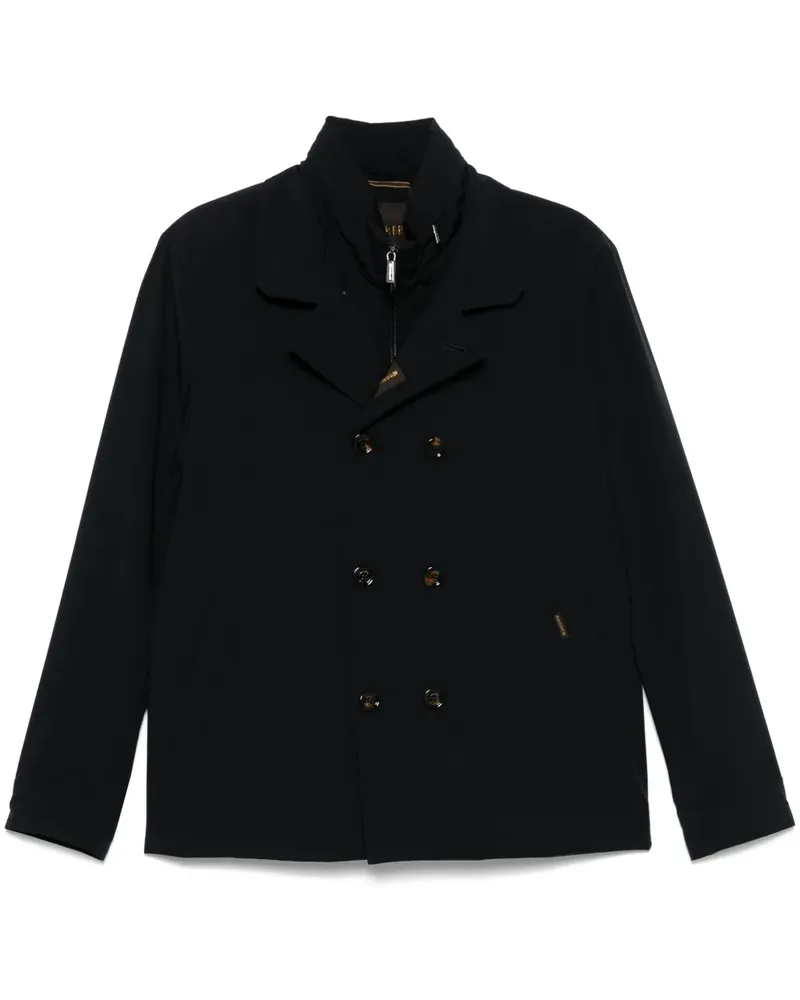 MOORER Jacke im Layering-Look - Blau Blau