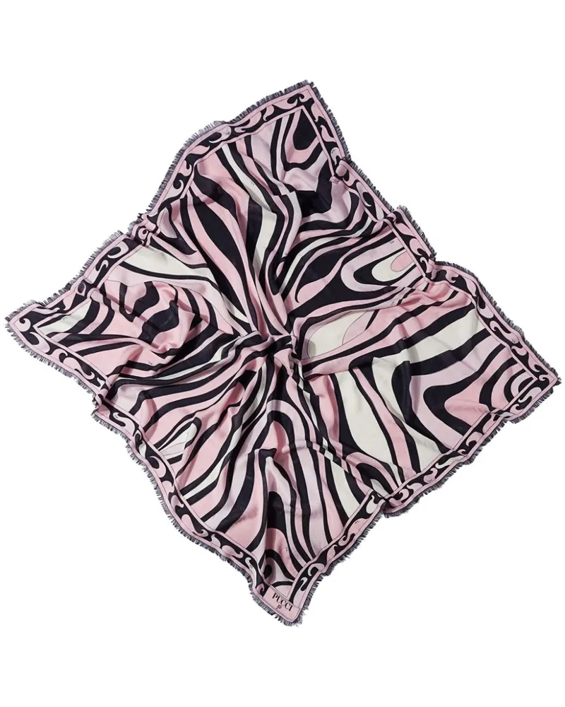 Emilio Pucci Schal mit Print - Rosa Rosa