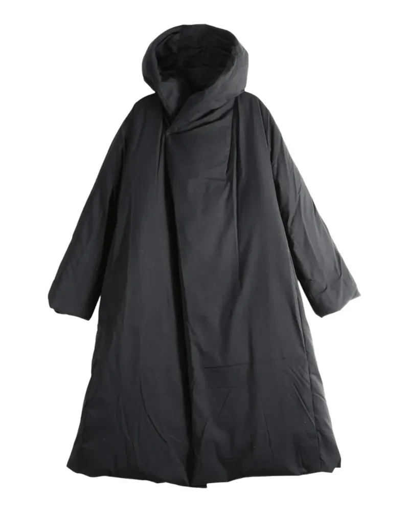 Taiga Takahashi hooded padded coat - Schwarz Schwarz