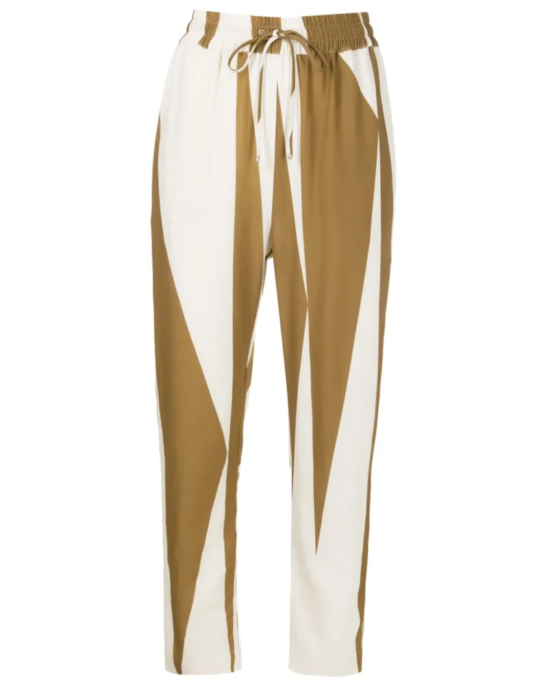 Lenny Niemeyer Hose mit geometrischem Muster - Nude Nude