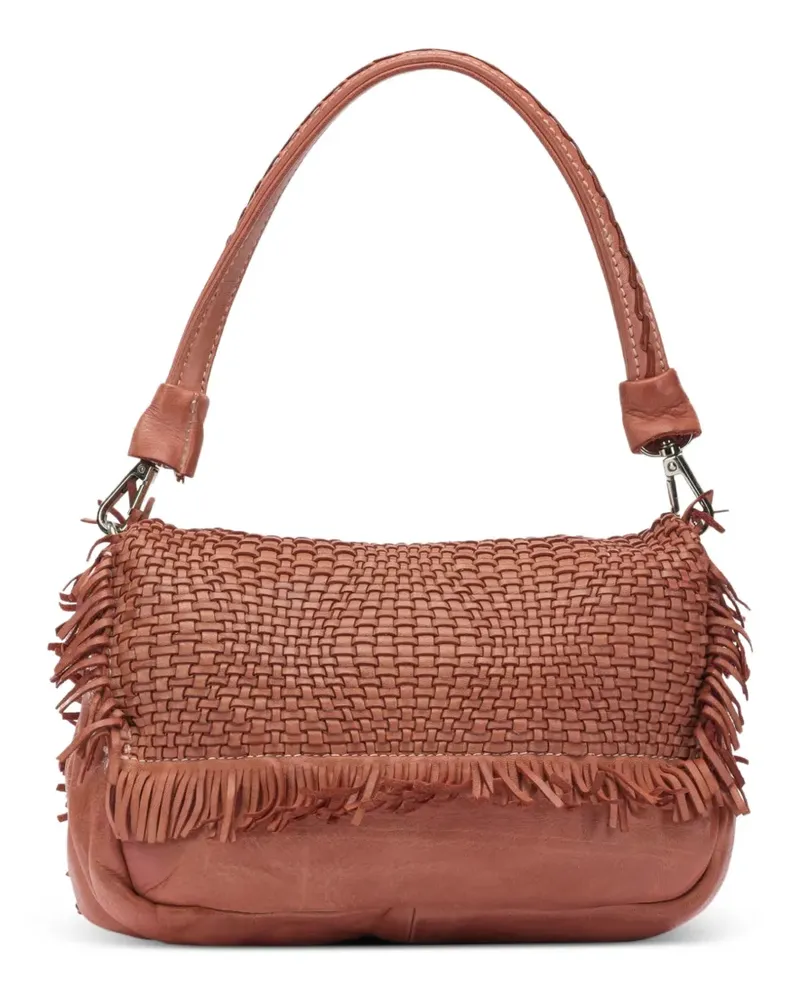 Reptile's House Anfora leather shoulder bag - Braun Braun