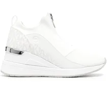 Spencer' Wedge-Sneakers - Weiß