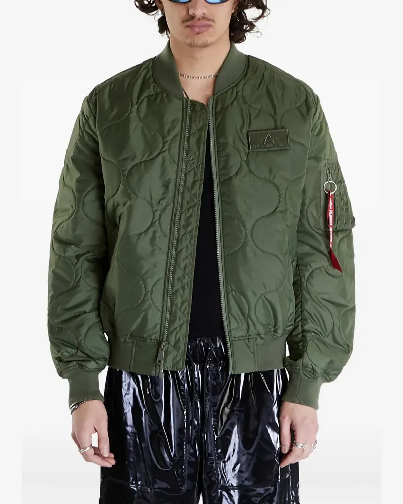 Alpha Industries Gefütterte MA-1 ALS Bomberjacke - Grün Grün