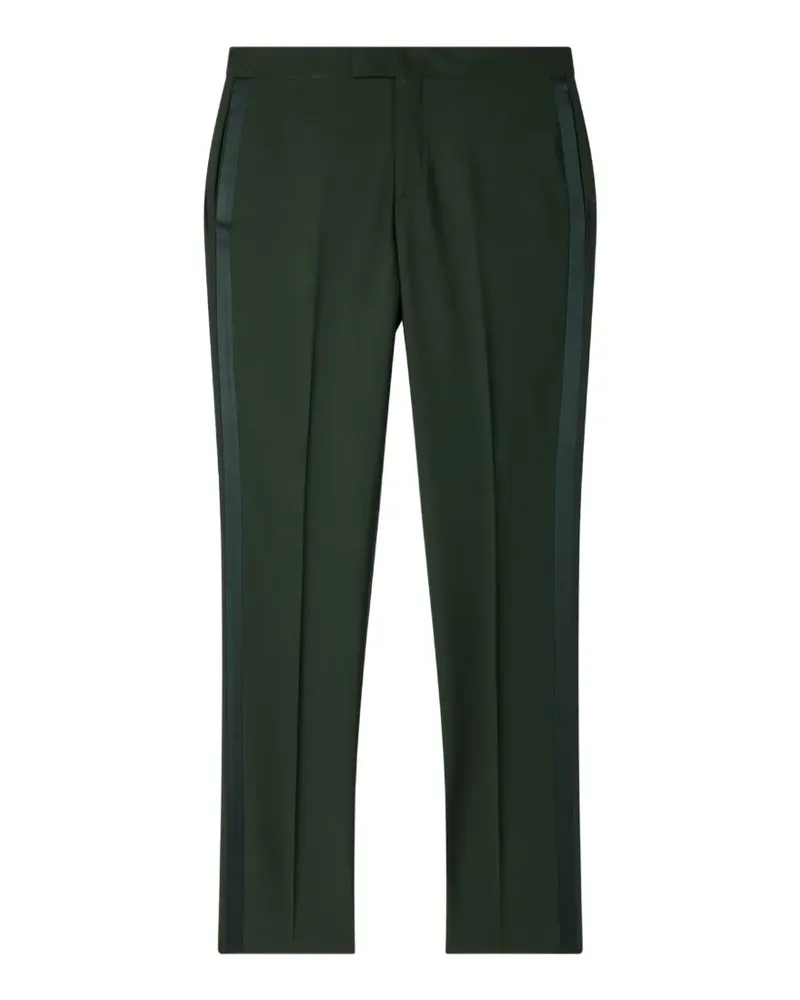 Paul Smith Klassische Hose mit Satinstreifen - Grün Grün