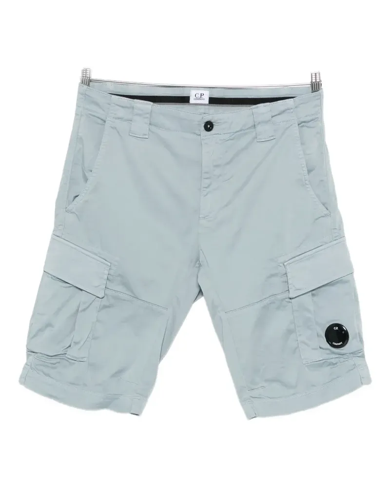 C.P. Company lens-detail cargo shorts - Blau Blau