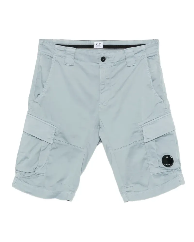 C.P. Company lens-detail cargo shorts - Blau Blau