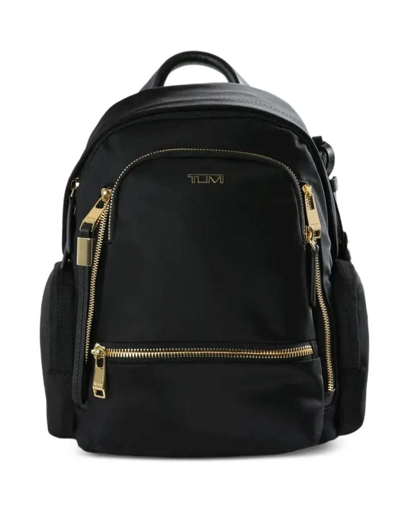 Tumi small Celina logo-plaque zip-fastening backpack - Schwarz Schwarz