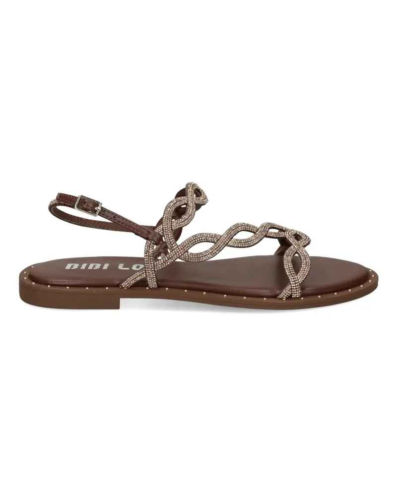 Bibi Lou Illion crystal-embellished sandals - Braun Braun