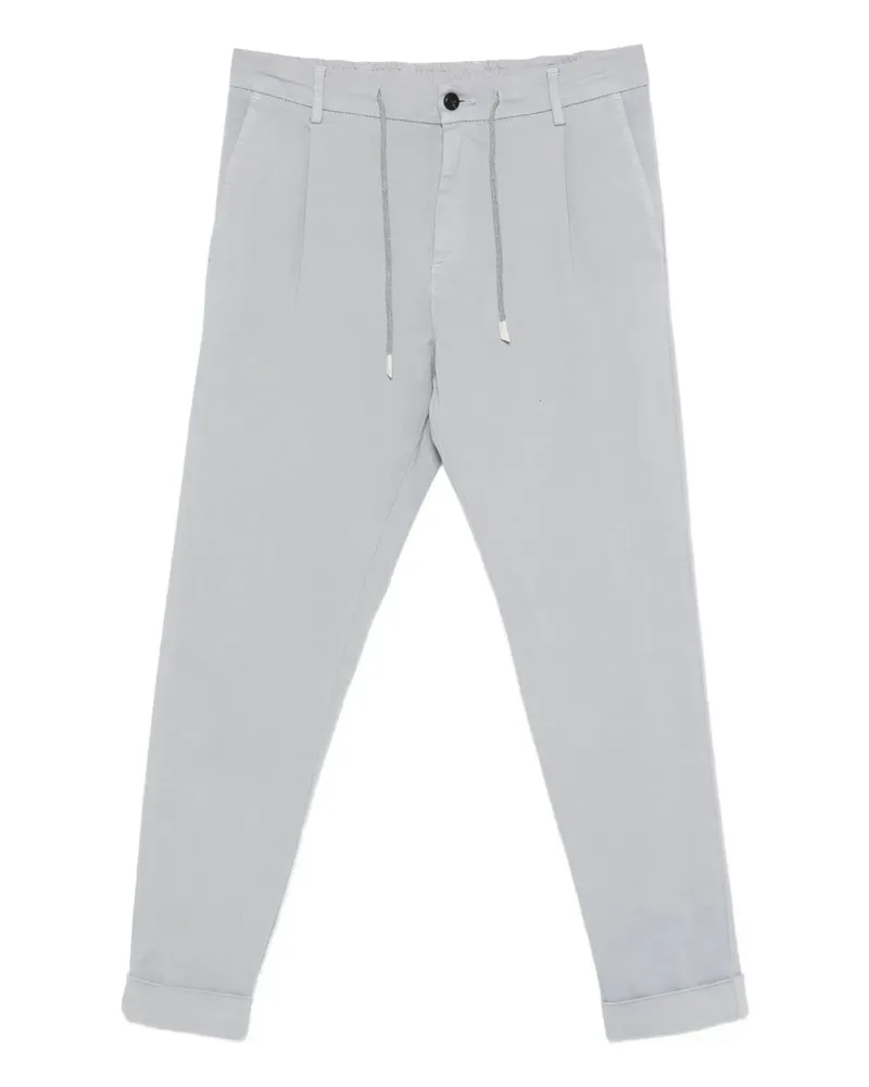 Eleventy Bundfaltenhose mit Kordelzug - Blau Blau