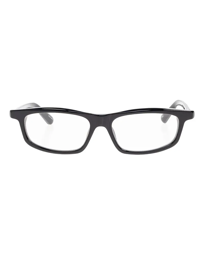 Jacquemus Brille mit eckigem Gestell - Schwarz Schwarz
