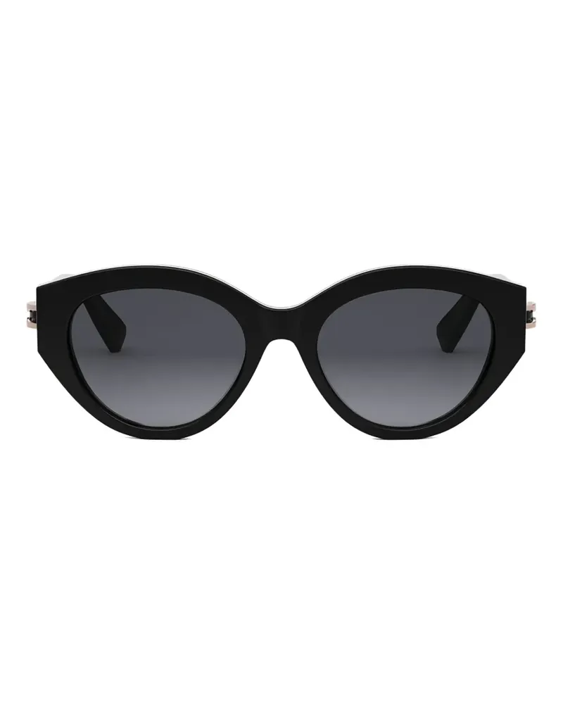 Bulgari Ovale Sonnenbrille - Schwarz Schwarz