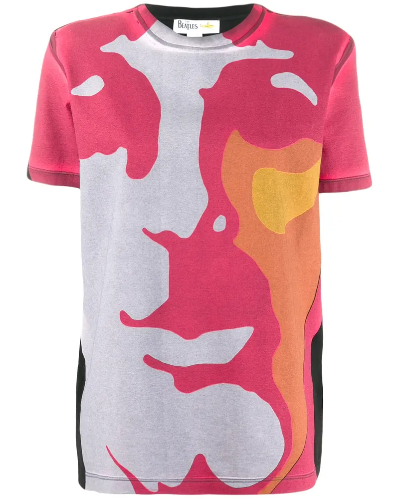 Stella McCartney All Together Now' T-Shirt mit Beatles-Print - Rot Rot